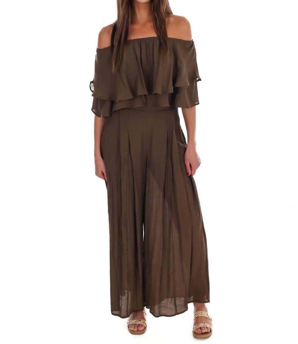 NEW HYFVE lose your head two piece set in chocolate